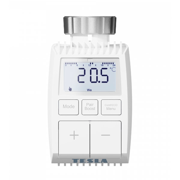 Tesla termostatická hlavice Smart Thermostatic Valve TV100 Tesla termostatická hlavice Smart Thermostatic Valve TV100