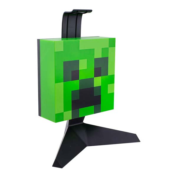 Creeper stojan na sluchátka s funkcí LED osvětlení (Minecraft)