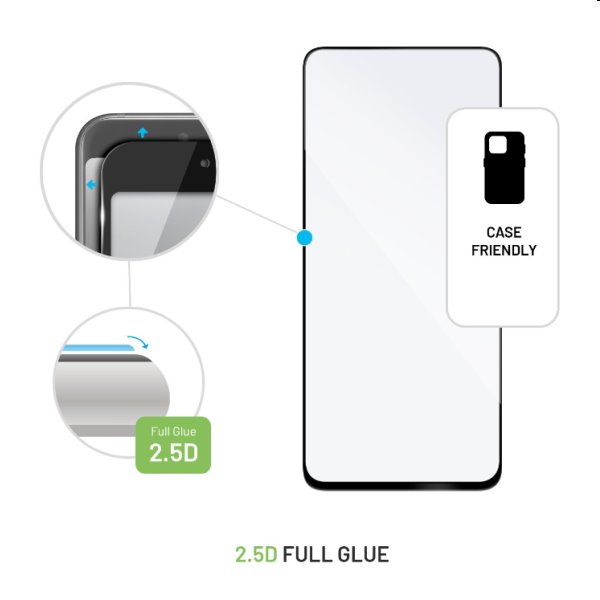 FIXED Full-Cover Ochranné tvrzené sklo pro Huawei Nova Y90, černé