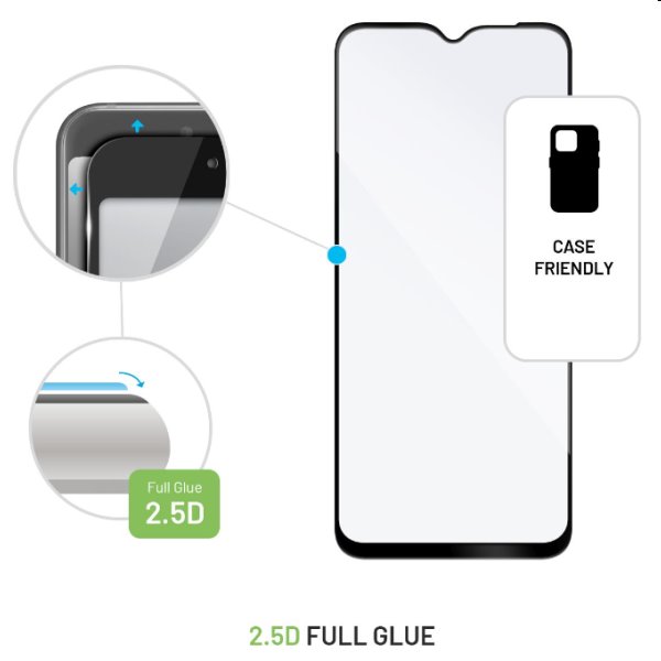 FIXED Full-Cover Ochranné tvrzené sklo pro Samsung Galaxy M13, černé FIXED Full-Cover Ochranné tvrzené sklo pro Samsung Galaxy M13, černé
