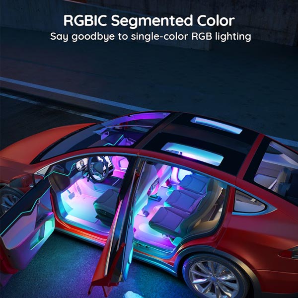 Govee Smart LED pás do auta - RGBIC