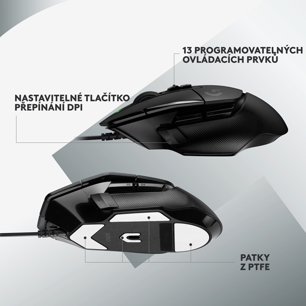 Herní myš Logitech G502 X, černá