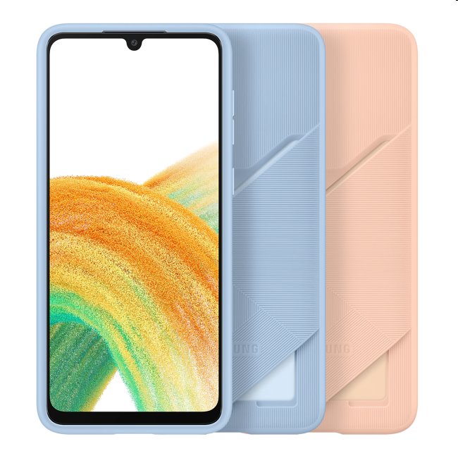 Pouzdro Card Slot Cover pro Samsung Galaxy A23, awesome peach