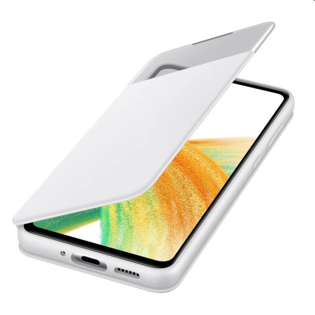 Pouzdro S View Cover pro Samsung Galaxy A33 5G, white