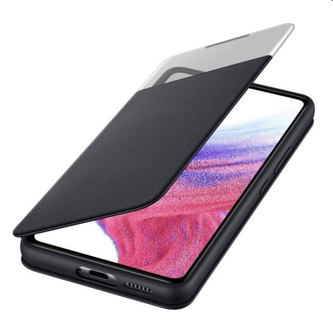 Pouzdro S View Cover pro Samsung Galaxy A53 5G, black