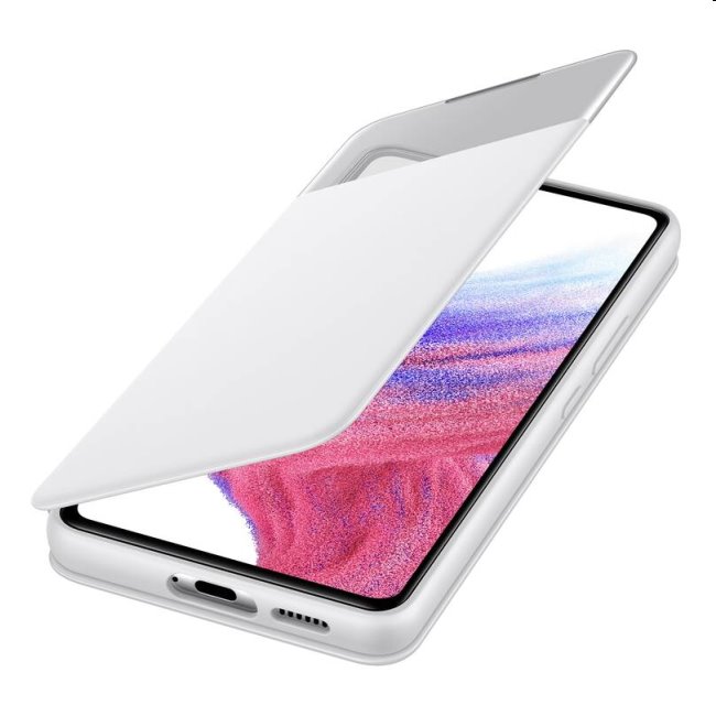Pouzdro S View Cover pro Samsung Galaxy A53 5G, white Pouzdro S View Cover pro Samsung Galaxy A53 5G, white