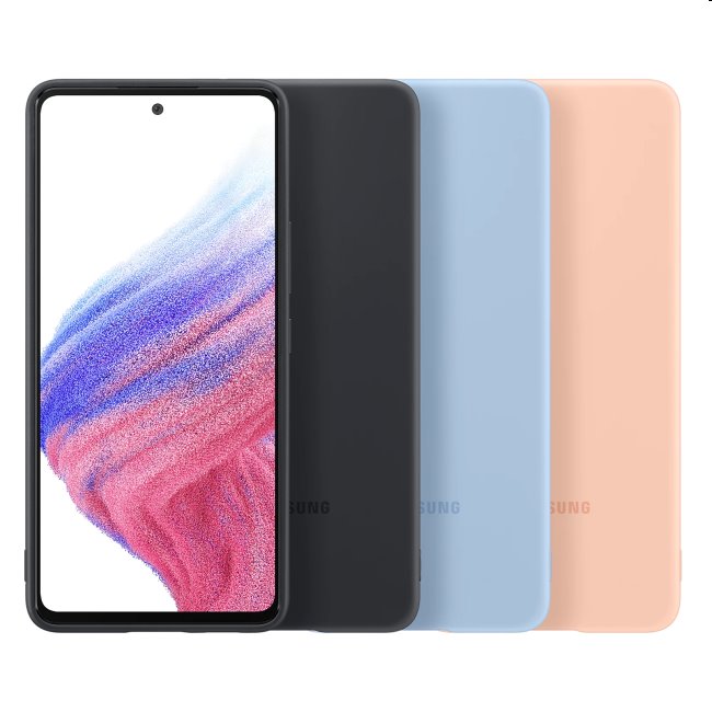 Pouzdro Silicone Cover pro Samsung Galaxy A53 5G, arctic blue