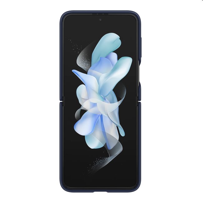 Pouzdro Silicone Cover s držákem na prst pro Samsung Galaxy Z Flip4, navy Pouzdro Silicone Cover s držákem na prst pro Samsung Galaxy Z Flip4, navy
