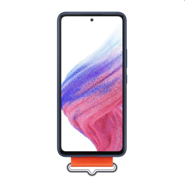 Pouzdro Silicone Cover s poutkem pro Samsung Galaxy A53 5G, navy Pouzdro Silicone Cover s poutkem pro Samsung Galaxy A53 5G, navy