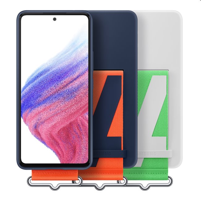 Pouzdro Silicone Cover s poutkem pro Samsung Galaxy A53 5G, navy Pouzdro Silicone Cover s poutkem pro Samsung Galaxy A53 5G, navy