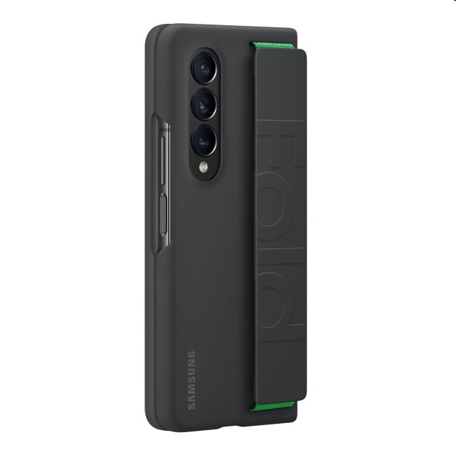 Pouzdro Silicone Cover s poutkem pro Samsung Galaxy Z Fold4, black Pouzdro Silicone Cover s poutkem pro Samsung Galaxy Z Fold4, black