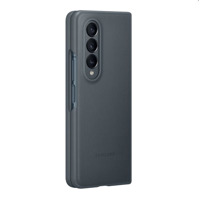 Pouzdro Standing Leather Cover pro Samsung Galaxy Z Fold4, moss gray Pouzdro Standing Leather Cover pro Samsung Galaxy Z Fold4, moss gray