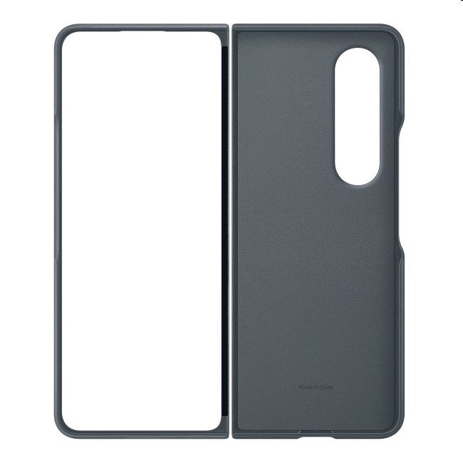 Pouzdro Standing Leather Cover pro Samsung Galaxy Z Fold4, moss gray Pouzdro Standing Leather Cover pro Samsung Galaxy Z Fold4, moss gray