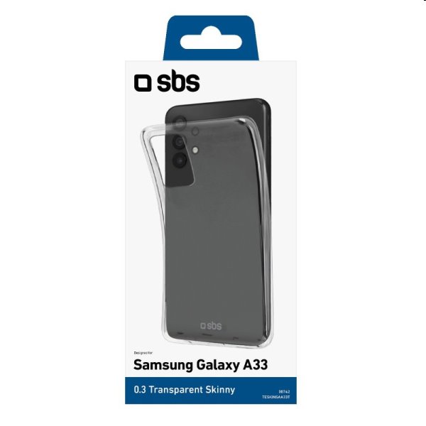 SBS pouzdro Skinny pro Samsung Galaxy A33, transparent SBS pouzdro Skinny pro Samsung Galaxy A33, transparent