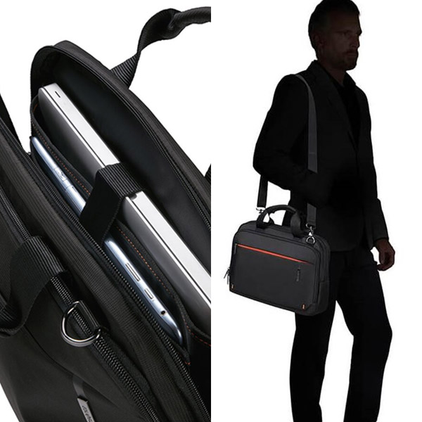 Taška na notebook SAMSONITE Network 4 Bailhandle 15.6",černá Taška na notebook SAMSONITE Network 4 Bailhandle 15.6",černá