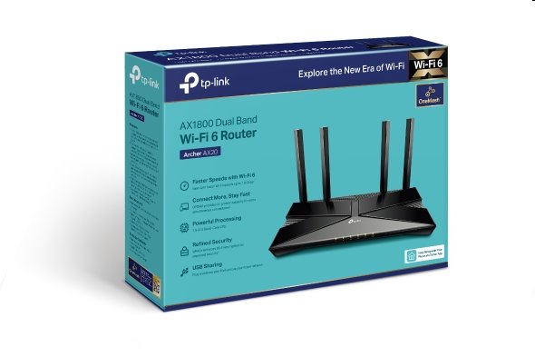 TP-Link Archer AX20 AX1800 dvoupásmový Wi-Fi 6 router
