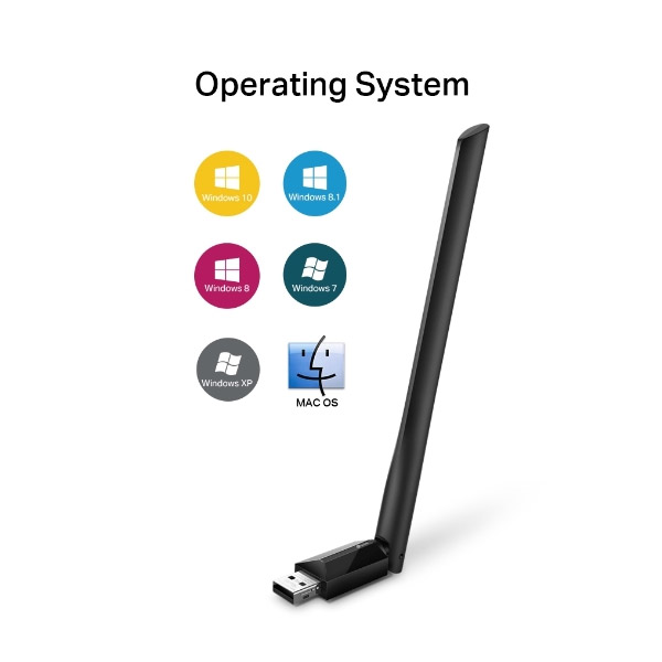 TP-Link Archer T2U Plus, AC600 High Gain Wi-Fi Dual Band USB Adapter TP-Link Archer T2U Plus, AC600 High Gain Wi-Fi Dual Band USB Adapter