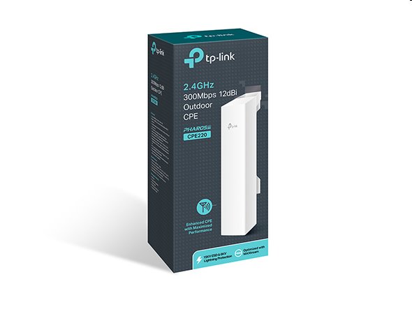 TP-Link CPE220 2,4GHz 300Mbps 12dBi vnější bezdrátový přístupový bod