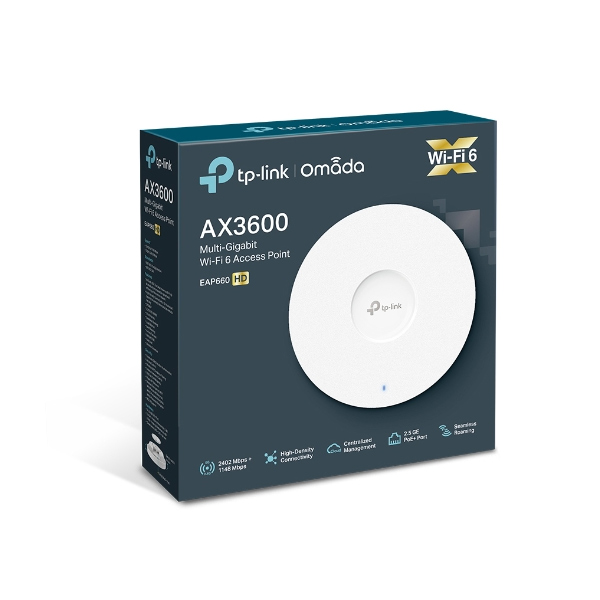 TP-Link EAP660 HD AX3600 WiFi AP Omada SDN přístupový bod TP-Link EAP660 HD AX3600 WiFi AP Omada SDN přístupový bod