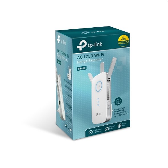 TP-Link RE450 dvojpásmový bezdrátový nástěnný zesilovač