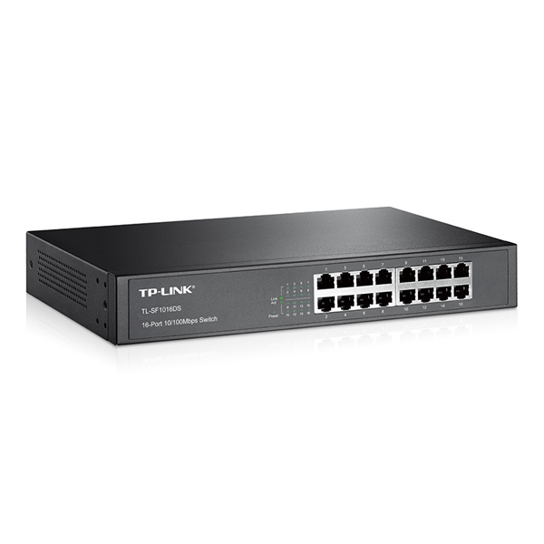 TP-Link TL-SF1016DS, 16 port Rack Switch TP-Link TL-SF1016DS, 16 port Rack Switch