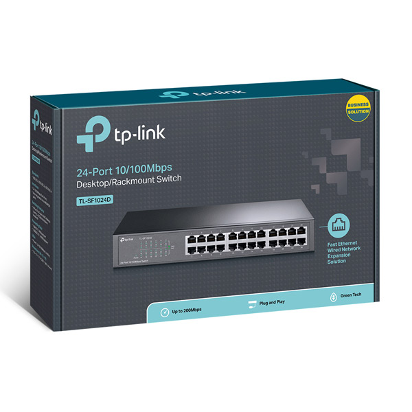 TP-Link TL-SF1024D, 24 port Rack Switch