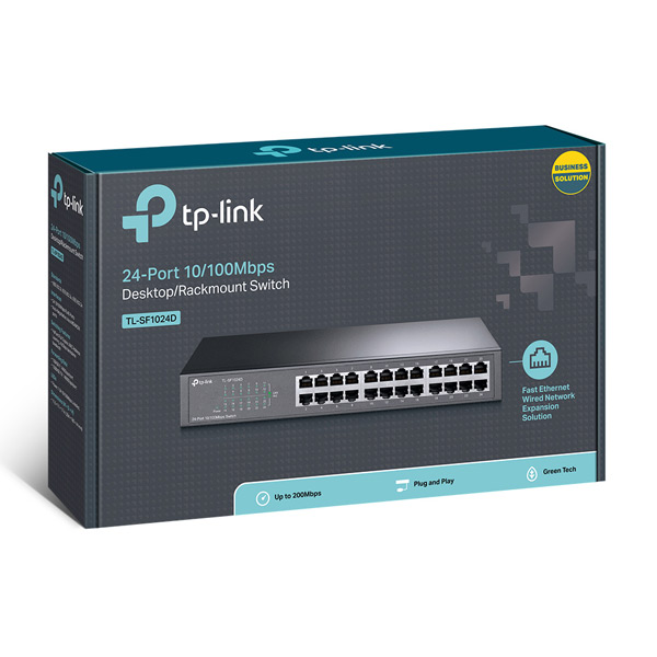 TP-Link TL-SF1024D, 24 port Rack Switch TP-Link TL-SF1024D, 24 port Rack Switch