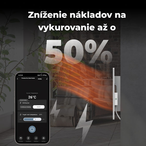 Aeno Premium Eco Smart Heater AGH0002S černý Aeno Premium Eco Smart Heater AGH0002S černý