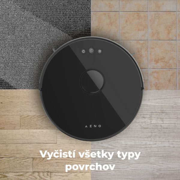 Aeno Robotický vysavač RC3S SMART černý Aeno Robotický vysavač RC3S SMART černý