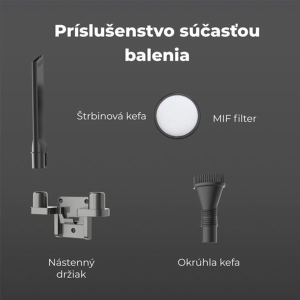 Aeno Tyčový vysavač SC1, černý Aeno Tyčový vysavač SC1, černý