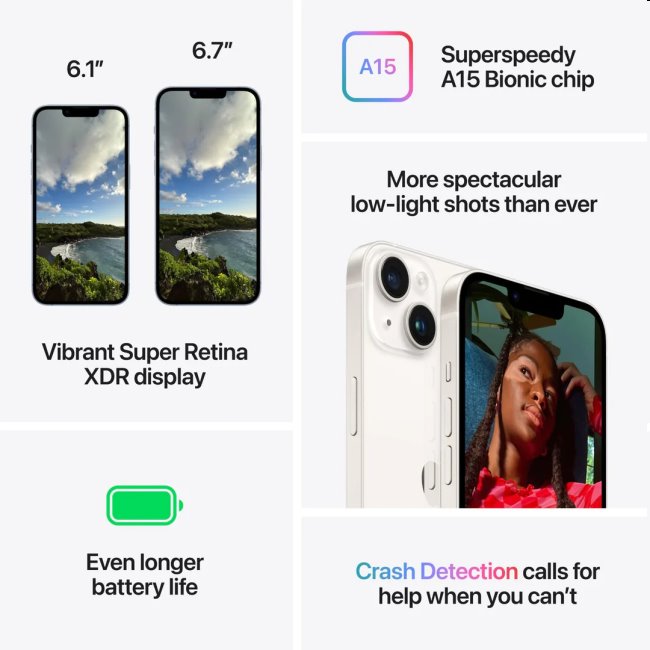Apple iPhone 14 Plus 128GB, midnight Apple iPhone 14 Plus 128GB, midnight