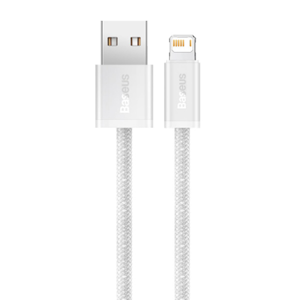 Baseus nabíjecí datový kabel USB/Lightning 2m, bílý Baseus nabíjecí datový kabel USB/Lightning 2m, bílý