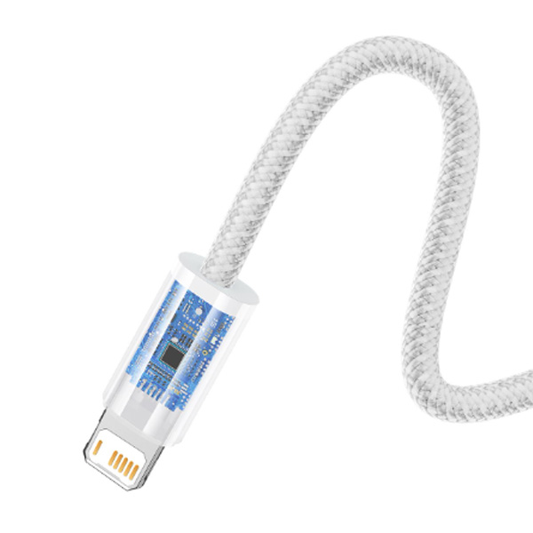 Baseus nabíjecí datový kabel USB/Lightning 2m, bílý Baseus nabíjecí datový kabel USB/Lightning 2m, bílý