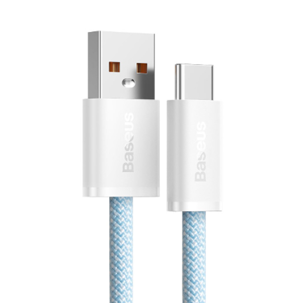 Baseus rychlonabíjecí datový kabel USB/USB-C 1m, modrý Baseus rychlonabíjecí datový kabel USB/USB-C 1m, modrý