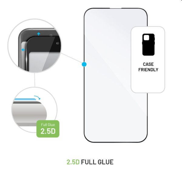 FIXED Full-Cover Ochranné tvrzené sklo pro Apple iPhone 14 Pro Max, černé FIXED Full-Cover Ochranné tvrzené sklo pro Apple iPhone 14 Pro Max, černé