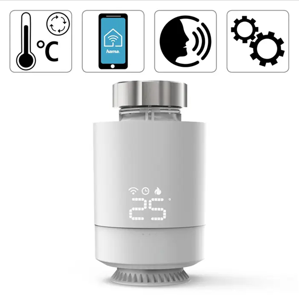 Hama SMART termostatická hlavice pro regulaci vytápění Hama SMART termostatická hlavice pro regulaci vytápění