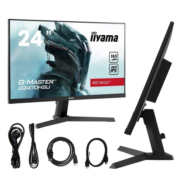 Herní monitor iiyama G-Master G2470HSU-B1, 23,8" IPS FHD, černý ...