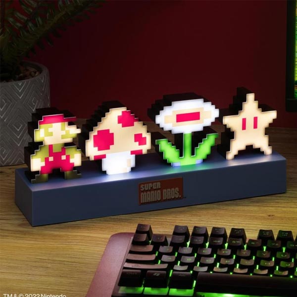 Lampa Super Mario Bros Icons Light
