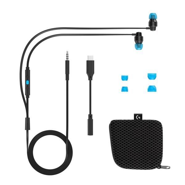 Logitech G333 - herné slúchadlá do uší, 3,5mm + USB-C, čierne Logitech G333 - herné slúchadlá do uší, 3,5mm + USB-C, čierne