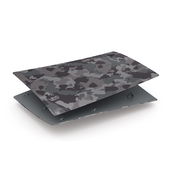 Kryt na konzoli PlayStation 5 Digital, gray camouflage