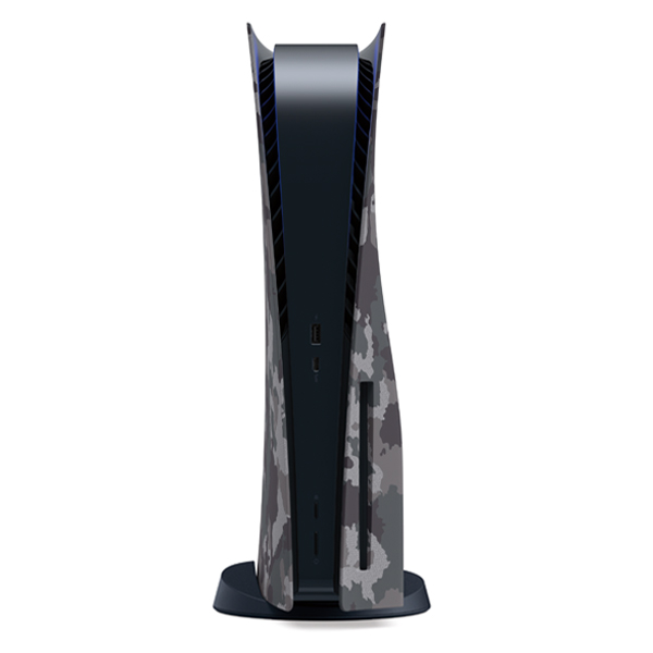 Kryt na konzoli PlayStation 5, gray camouflage