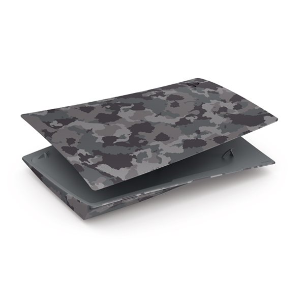 Kryt na konzoli PlayStation 5, gray camouflage