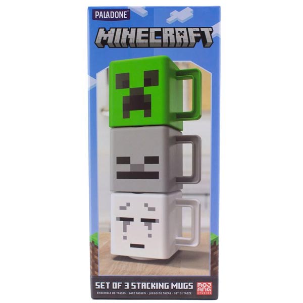 Hrnek Minecraft Stacking Mugs x3