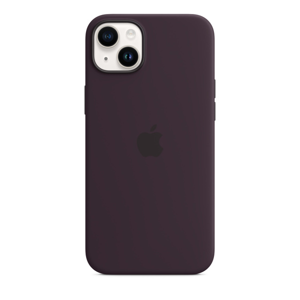 Apple iPhone 14 Plus Silicone Case with MagSafe, elderberry Apple iPhone 14 Plus Silicone Case with MagSafe, elderberry
