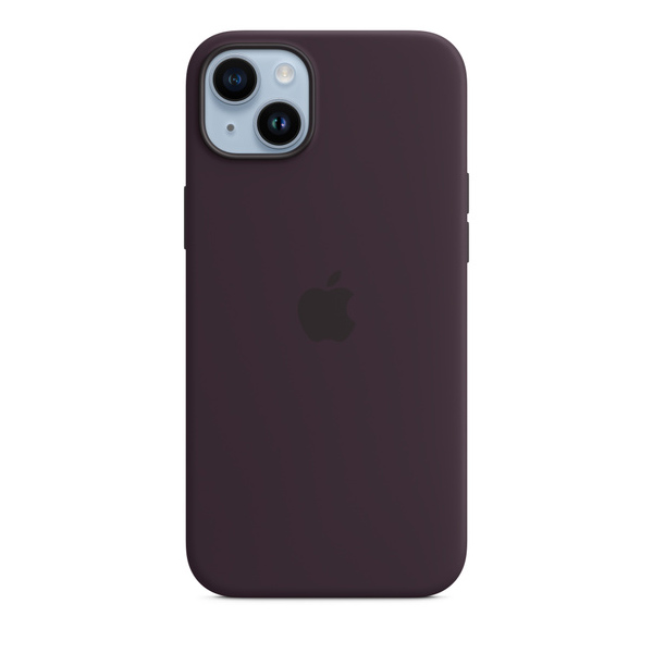 Apple iPhone 14 Plus Silicone Case with MagSafe, elderberry Apple iPhone 14 Plus Silicone Case with MagSafe, elderberry
