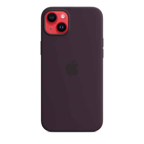 Apple iPhone 14 Plus Silicone Case with MagSafe, elderberry Apple iPhone 14 Plus Silicone Case with MagSafe, elderberry