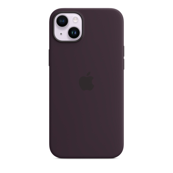 Apple iPhone 14 Plus Silicone Case with MagSafe, elderberry Apple iPhone 14 Plus Silicone Case with MagSafe, elderberry