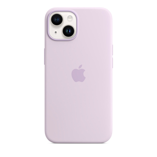 Apple iPhone 14 Silicone Case with MagSafe, lilac