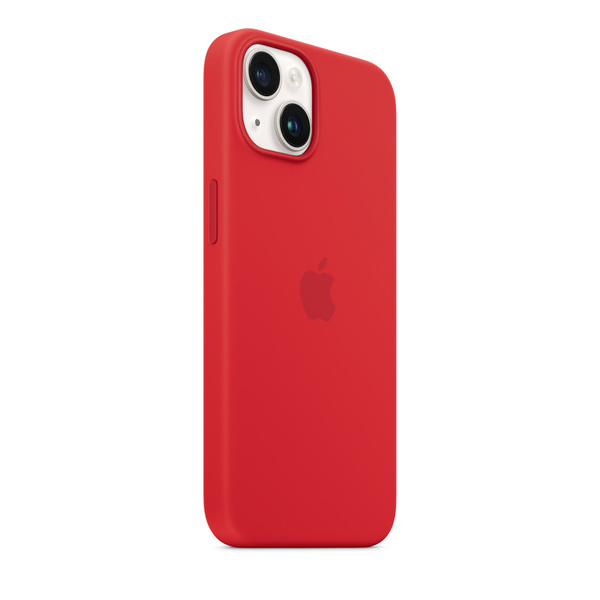 Apple iPhone 14 Silicone Case with MagSafe, (PRODUCT)RED Apple iPhone 14 Silicone Case with MagSafe, (PRODUCT)RED