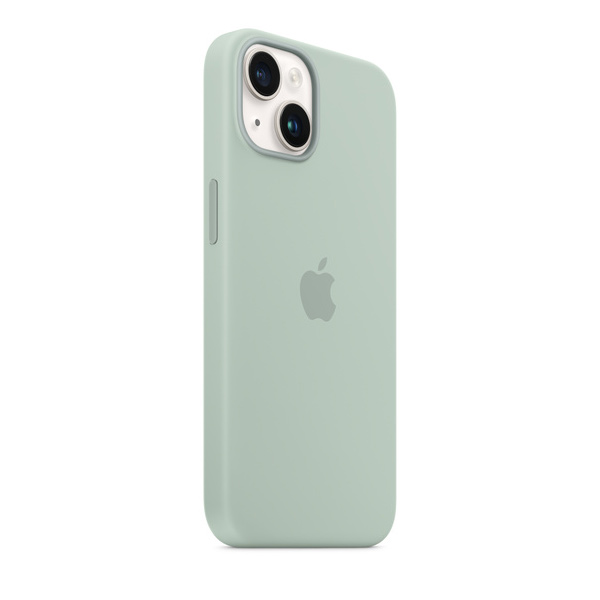 Apple iPhone 14 Silicone Case with MagSafe, succulent Apple iPhone 14 Silicone Case with MagSafe, succulent